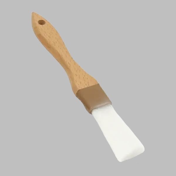 1-Inch Pastry Brush with Nylon Bristles and Lacquered Hardwood Handle, Basting BBQ Marinade Brush, Kitchen/Cooking Brushes