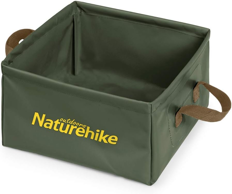 Naturehike H030 foldable square bucket light brown 13L