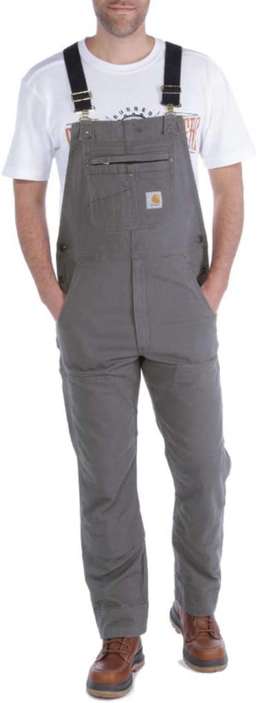 Carhartt mens Rugged Flex® Relaxed Fit Canvas Bib Overall