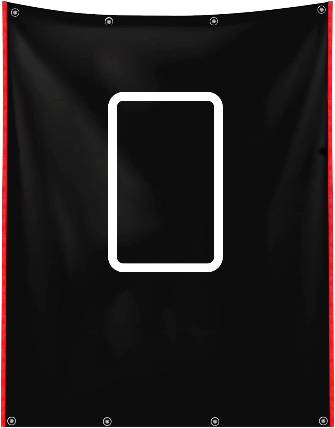 FINGER TEN Baseball Batting Cage Backstop Backdrop 4' x 6' Softball Strike Zone Target for Pitching Net