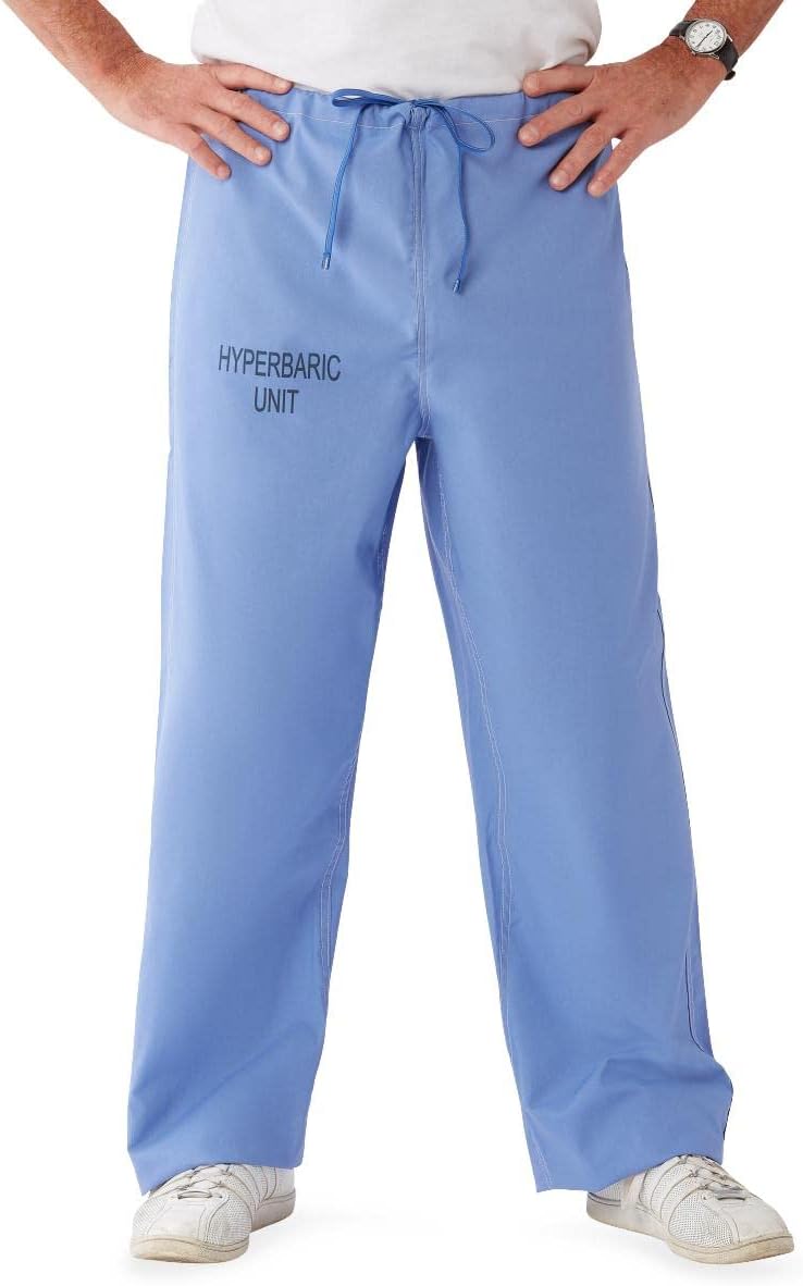 Medline Unisex Reversible Hyperbaric Unit Drawstring Pant