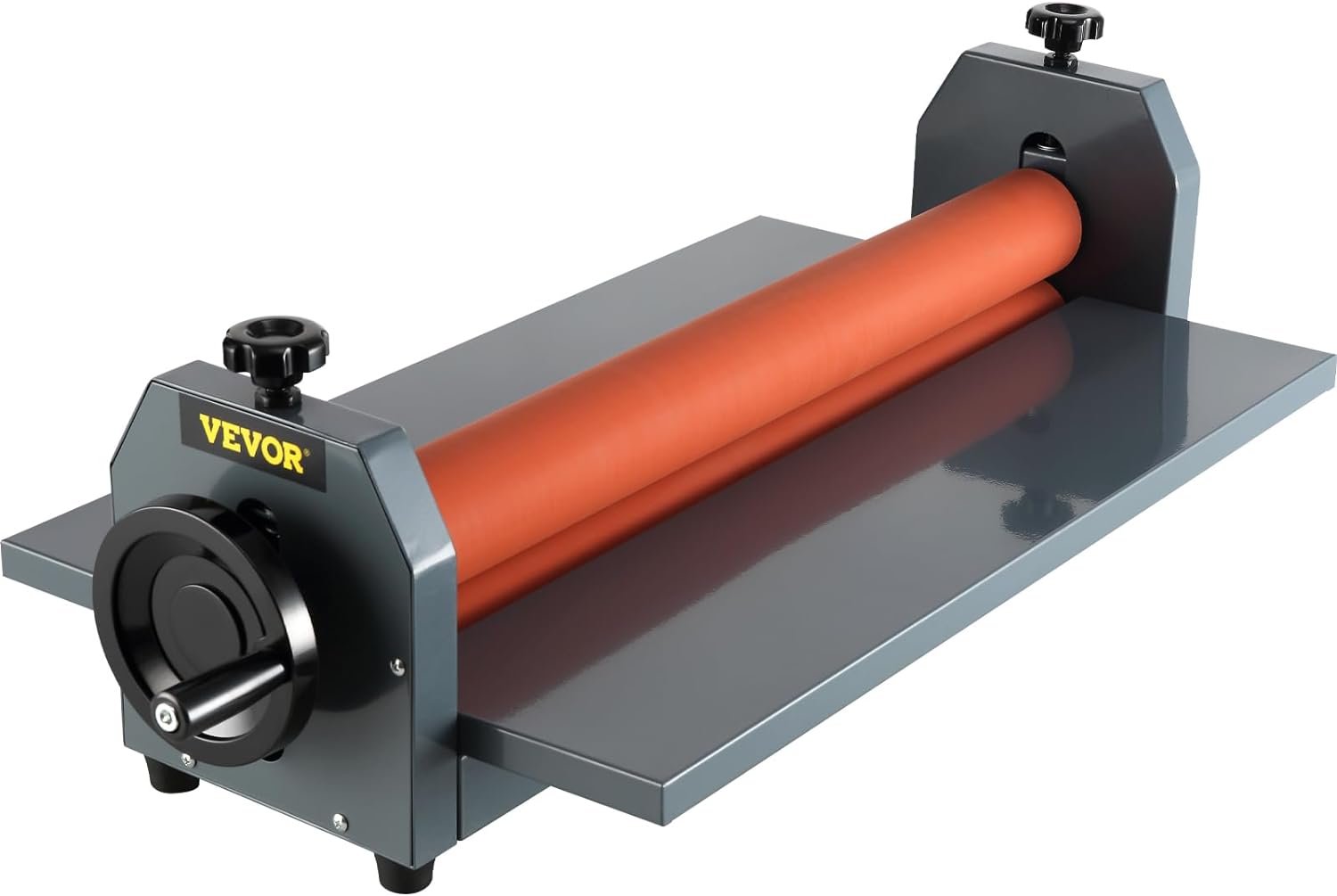 VEVOR Manual Cold Roll Laminator Vinyl Photo Film Mounting Laminating Machine Cold Roll Laminating Machine, black