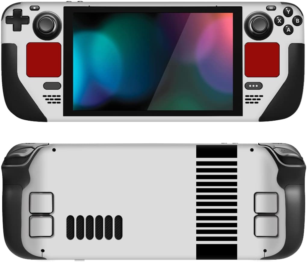 PlayVital Full Set Protective Skin Decal for Steam Deck, Custom Stickers Vinyl Cover for Steam Deck Handheld Gaming PC - Classics NES Style