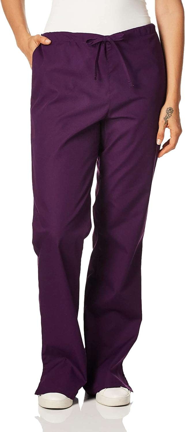Scrub Pants for Women Workwear Originals Drawstring Waist with Flare Leg 4101