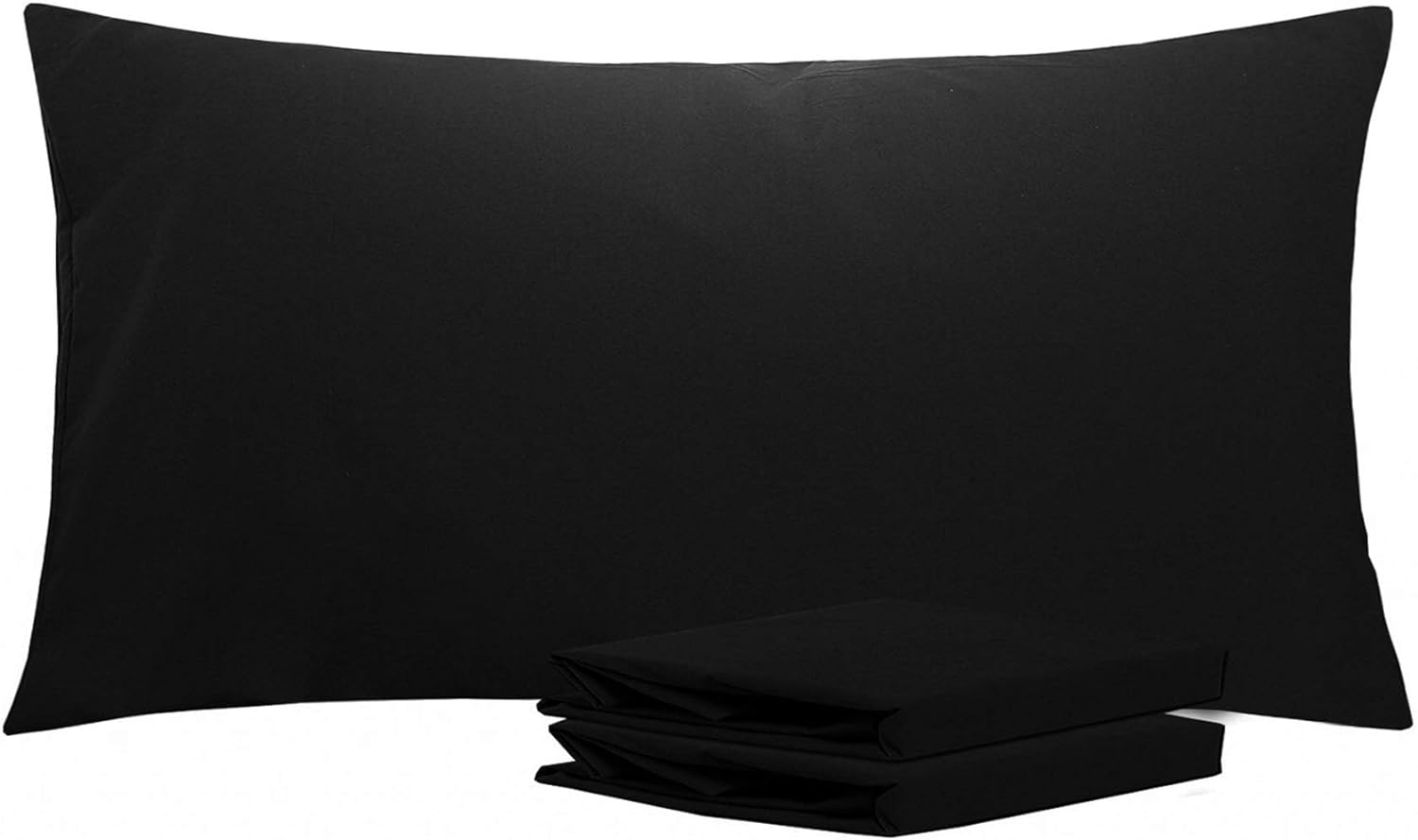 NTBAY 100% Brushed Microfiber Extra Large King Pillowcases Set of 2, Super Soft and Cozy, Wrinkle, Fade, Stain Resistant with Envelope Closure Pillow Cases, 20x40 Inches, Light Taupe