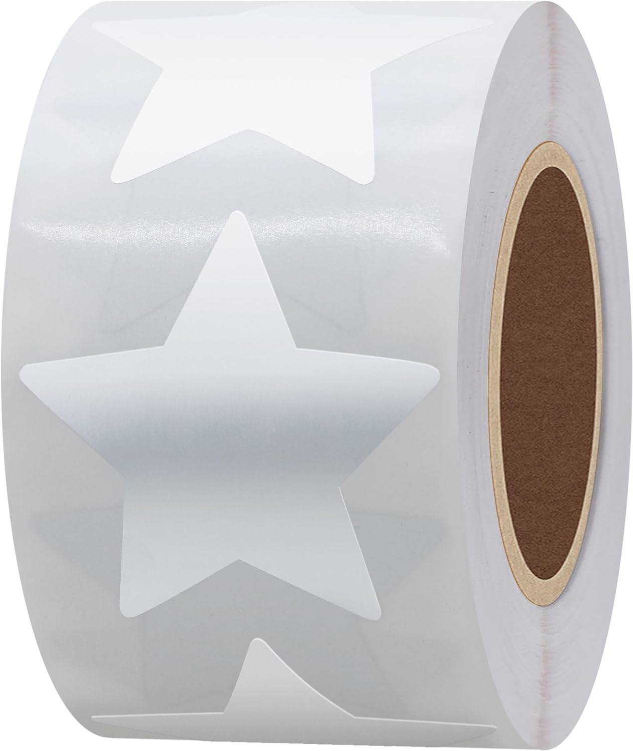 Hybsk Gold Star Stickers Metallic Foil Labels 1.5 Inch 500 Total Per Roll (Gold - Holographic)