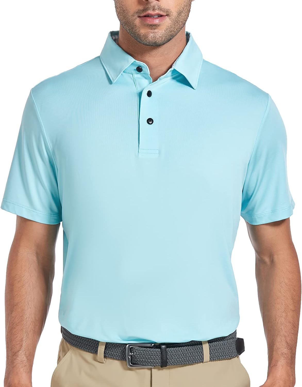 Mens Golf Shirts Dry Fit Short/Long Sleeve Moisture Wicking Athletic T-Shirt for Men Slim Fit Pack