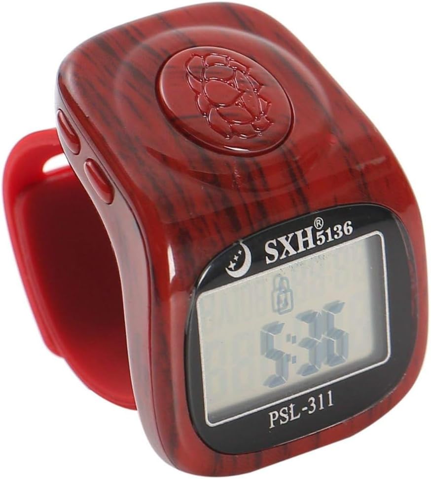 PHONEX Tally Counter Clicker : Single/Multi-Channel Digital Finger Counter Tasbih with LED, Beep Sound, Time Clock & Reset Button - Premium Quality Dhikr Counter & Tasbeeh Counter