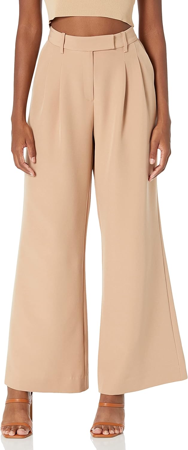 The Drop Women's Wyatt Oversized Pleat Front Trouser