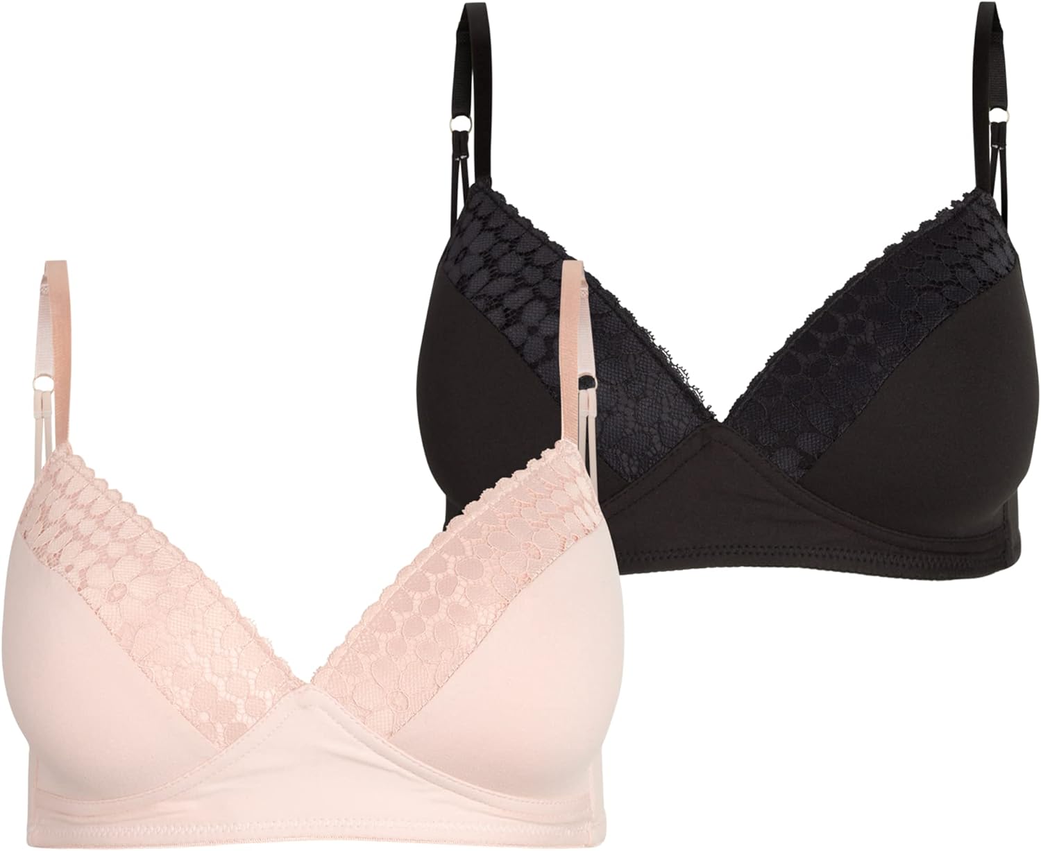 Jessica Simpson Women's Bra – 3 Pack Comfort Molded Microfiber Bra: B Cup/C Cup