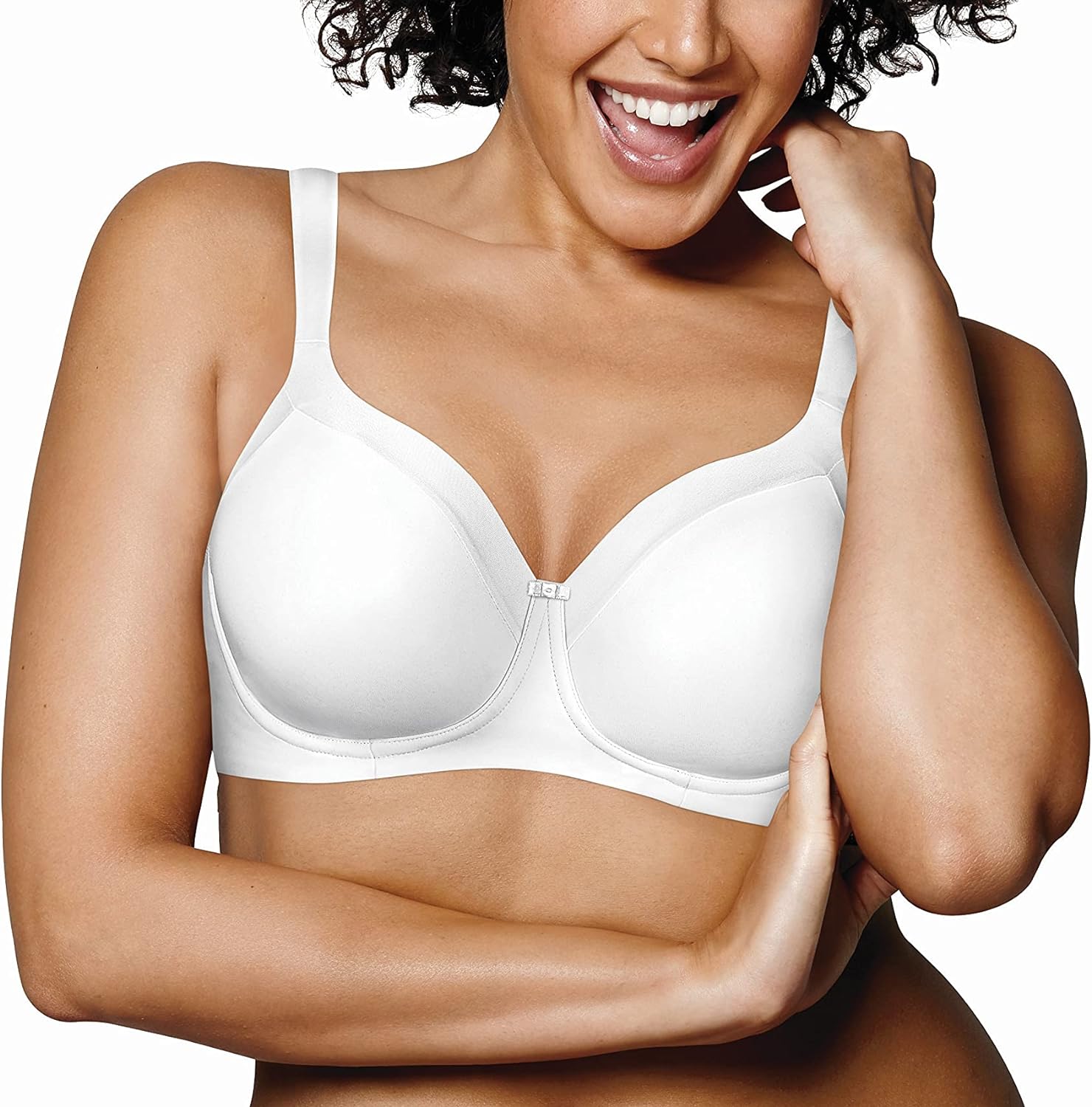 Playtex Women's Secrets Shapes & Supports Balconette Full-Figure Wirefree Bra 4824