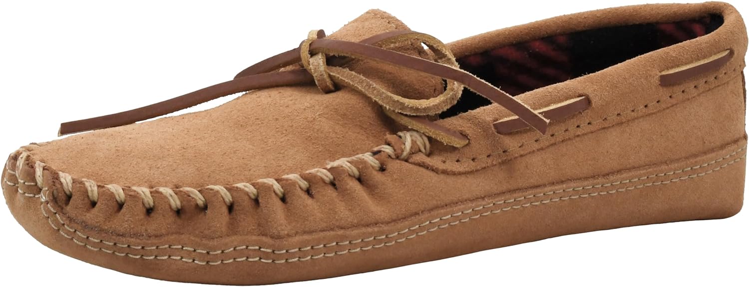 Minnetonka Women's Kilty Suede Softsole Moccasin