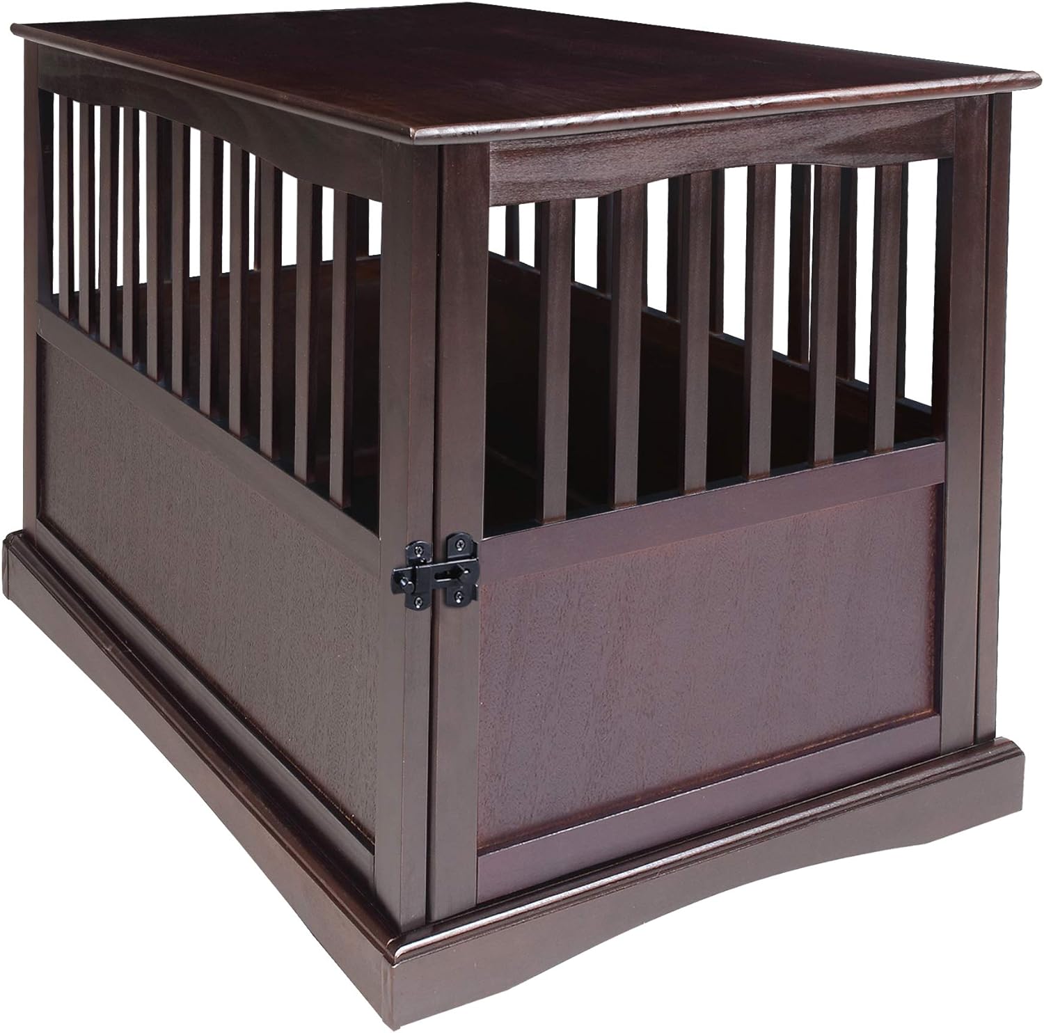 Casual Home Wooden Pet Crate, End Table, Medium, New Walnut