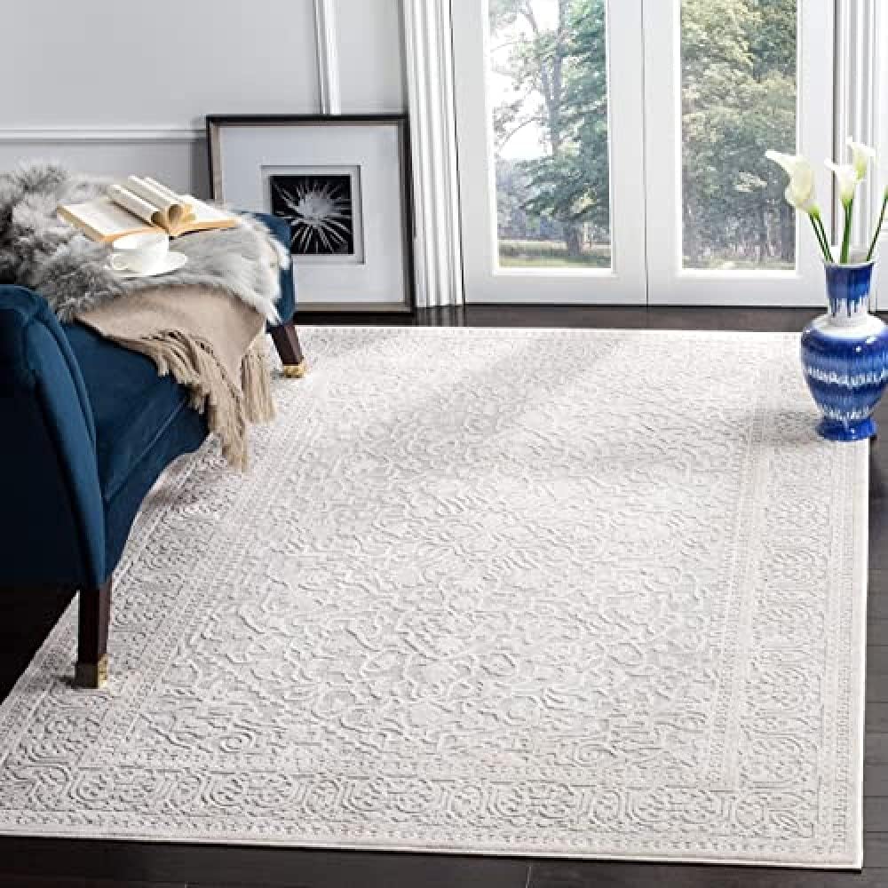 SAFAVIEH Reflection Collection Runner Rug - 2'3" x 6', Beige & Cream, Vintage Distressed Design, Non-Shedding & Easy Care, Ideal for High Traffic Areas in Living Room, Bedroom (RFT670A)