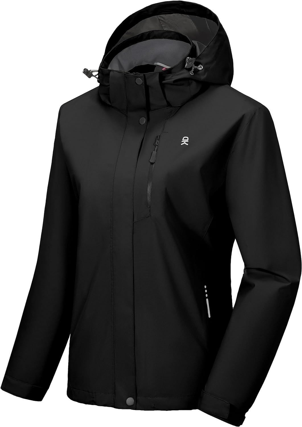 Little Donkey Andy Women's Waterproof Rain Jacket Lightweight Hooded Raincoat for Travel Hiking Golf