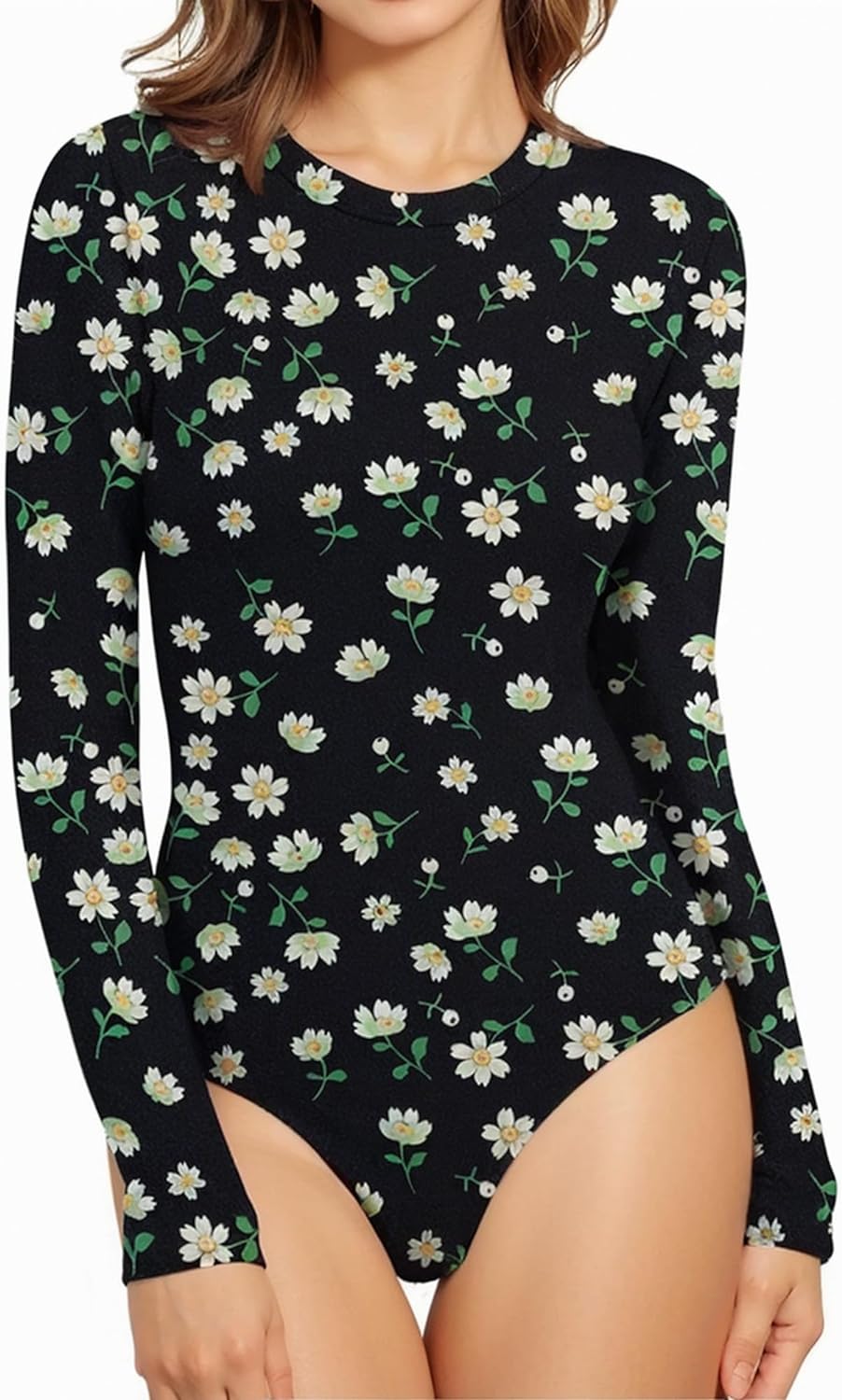 MANGOPOP Women's Scoop Neck / V Neck / Halter Racerback Tank Top Bodysuits Jumpsuits