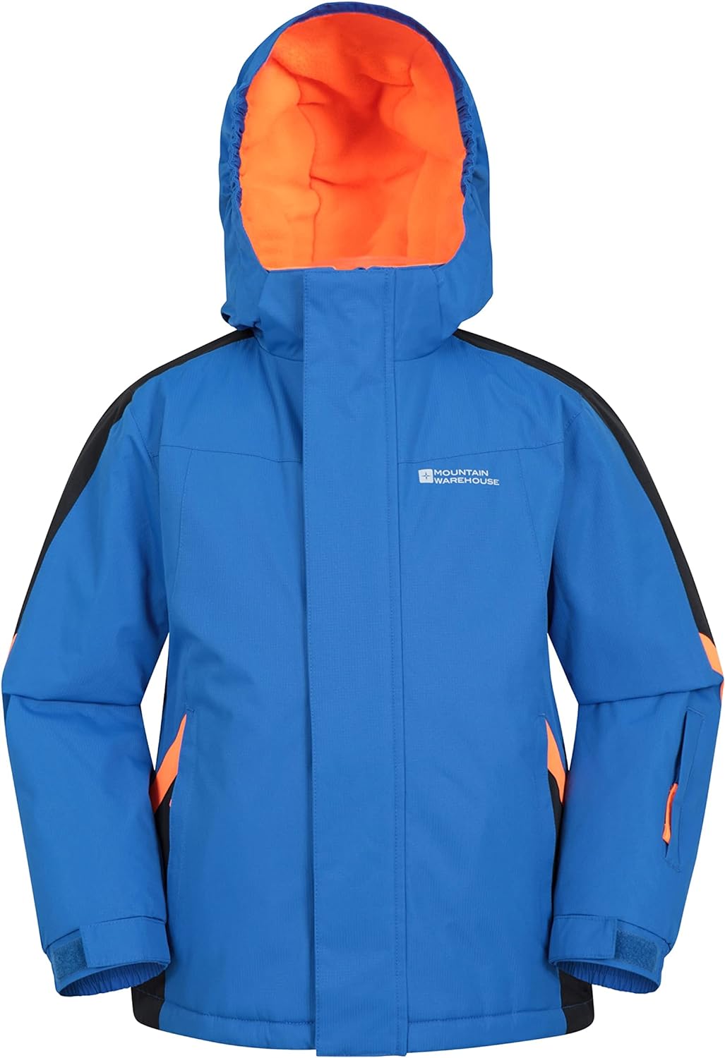 Mountain Warehouse Raptor Kids Ski Jacket - Snow Resistant Coat, Fleece Lining, Integrated Snow Skirt - Perfect for Winter