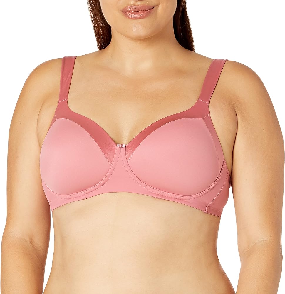 Playtex Women's Secrets Shapes & Supports Balconette Full-Figure Wirefree Bra 4824