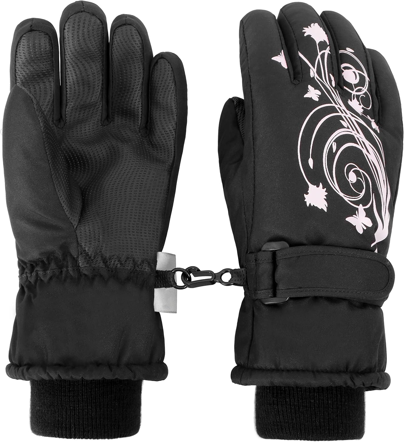 Lullaby Kids Cotton Kid's Windproof Waterproof Snow Ski Gloves