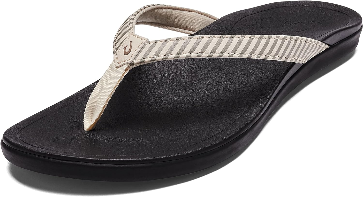 OluKai Ho'opio Leather Sandal - Women's Onyx/