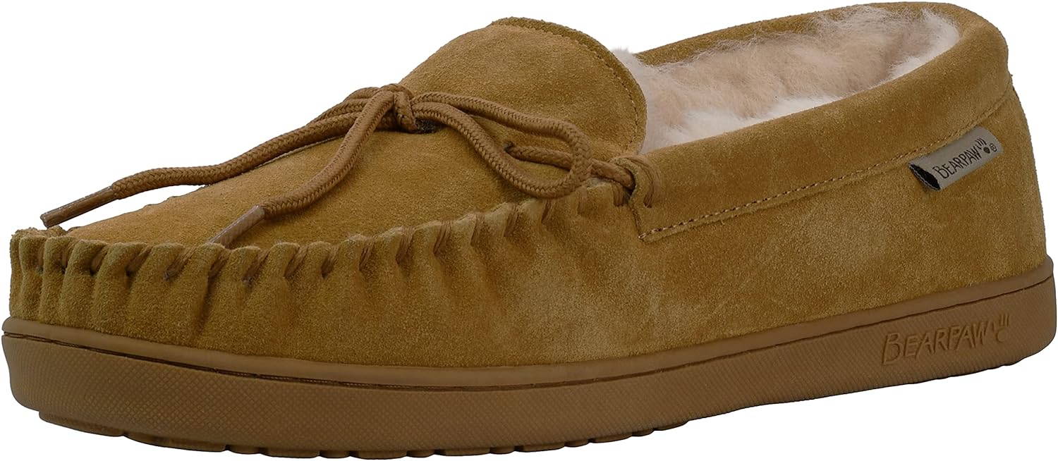 BEARPAW Women’s Moc II Slippers | Comfortable & Lightweight Shoes | Multiple Colors & Sizes