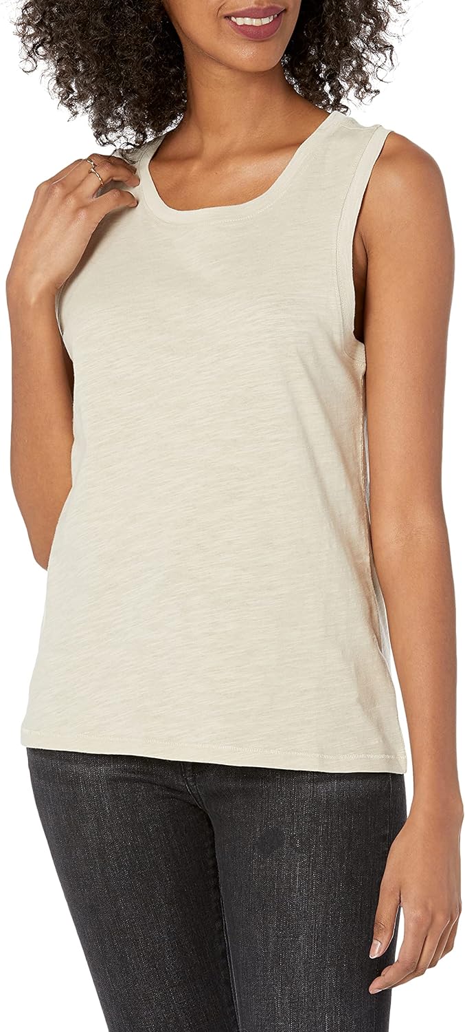 The Drop Women's Nicole Crewneck Muscle Tank Top