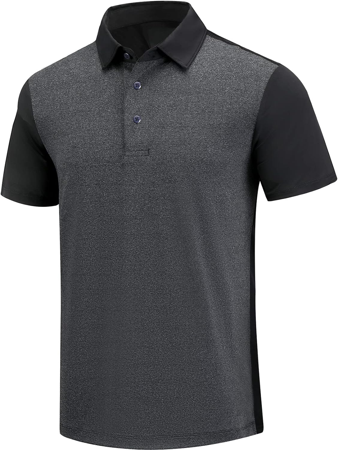 Mens Golf Shirts Dry Fit Short/Long Sleeve Moisture Wicking Athletic T-Shirt for Men Slim Fit Pack