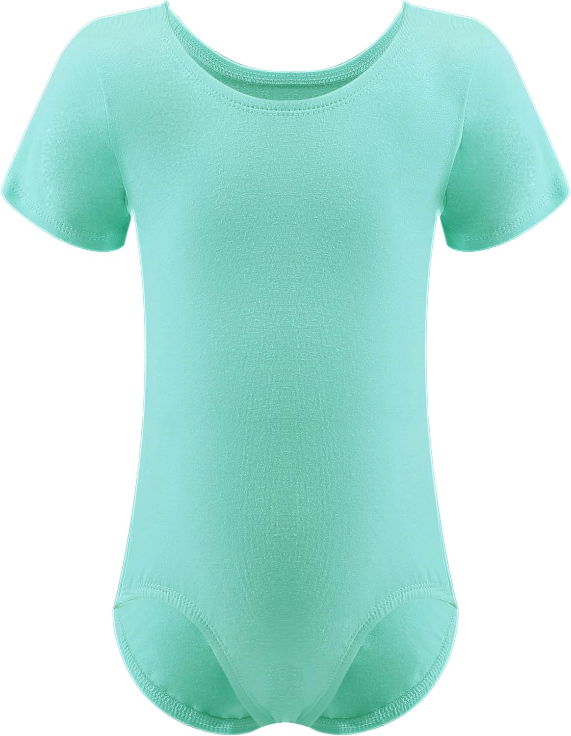 Dancina Short Sleeve Ballet Leotard for Girls Ages 2-10 (Cotton)