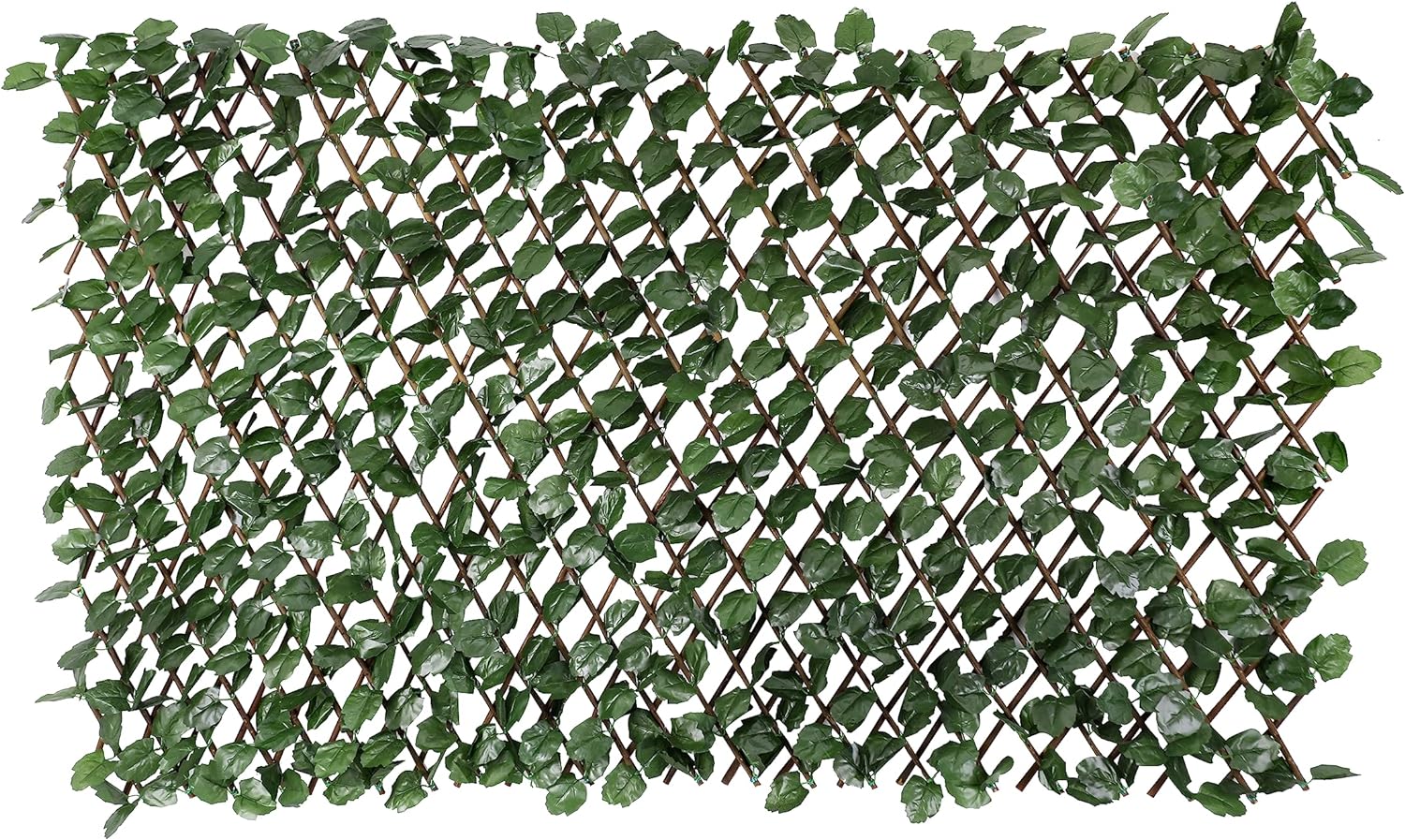 E&K Sunrise Faux Ivy Privacy Fence Screen with Expand Retractable Panel-Artificial Leaf Vine Hedge Outdoor Decor-Garden Backyard Decoration Panels Fence Cover Set of 5