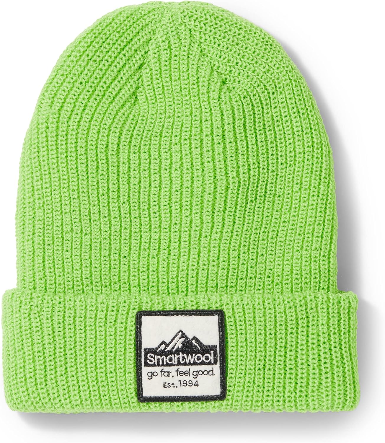 Smartwool Kids Patch Beanie, Electric Green, Large, X-Large