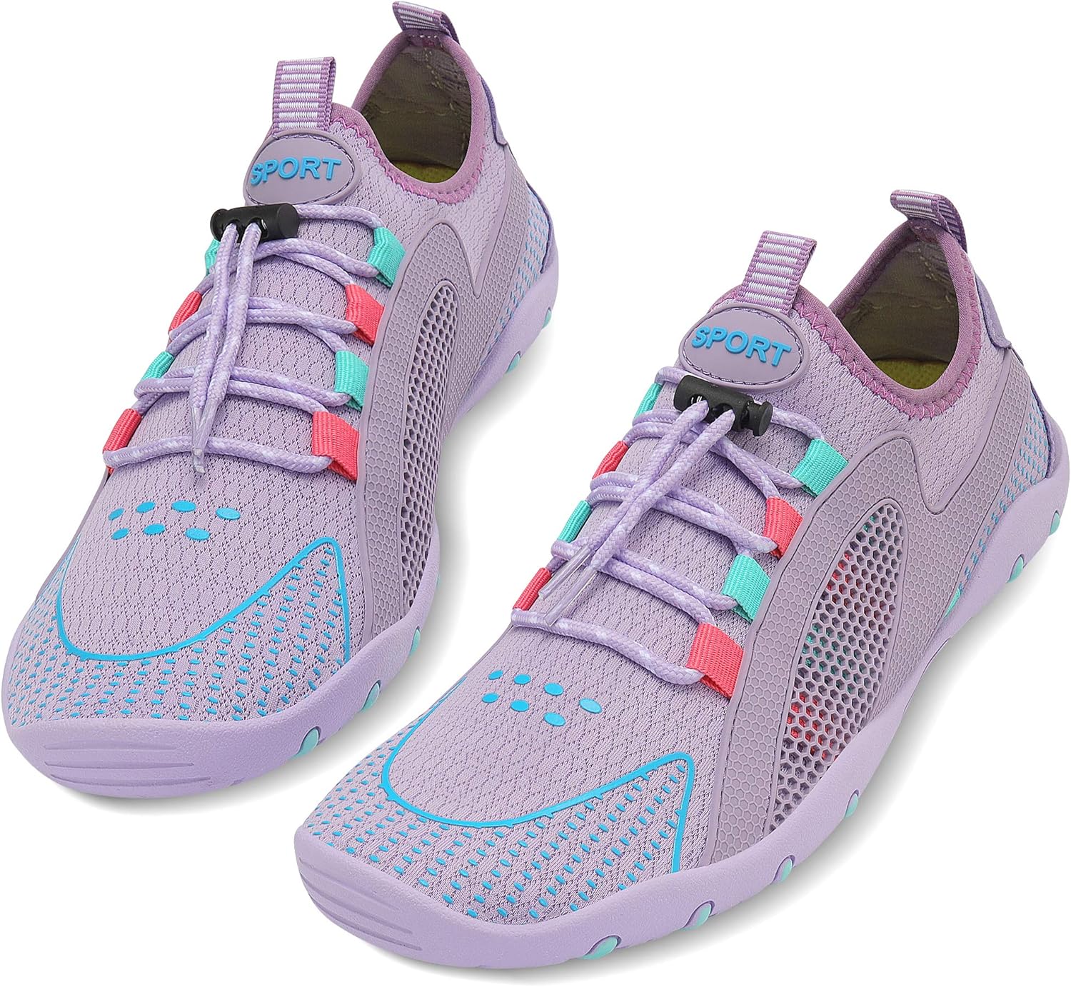 MAYZERO Water Shoes Men Women Swim Surf Shoes Beach Pool Shoes Wide Toe Hiking Aqua Shoes Winter House Slippers